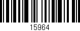 Código de barras (EAN, GTIN, SKU, ISBN): '15964'