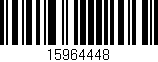 Código de barras (EAN, GTIN, SKU, ISBN): '15964448'