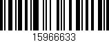 Código de barras (EAN, GTIN, SKU, ISBN): '15966633'