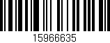 Código de barras (EAN, GTIN, SKU, ISBN): '15966635'