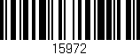 Código de barras (EAN, GTIN, SKU, ISBN): '15972'