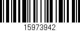 Código de barras (EAN, GTIN, SKU, ISBN): '15973942'