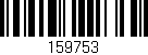 Código de barras (EAN, GTIN, SKU, ISBN): '159753'