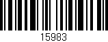 Código de barras (EAN, GTIN, SKU, ISBN): '15983'