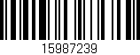 Código de barras (EAN, GTIN, SKU, ISBN): '15987239'