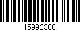 Código de barras (EAN, GTIN, SKU, ISBN): '15992300'