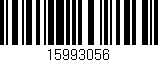 Código de barras (EAN, GTIN, SKU, ISBN): '15993056'