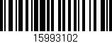 Código de barras (EAN, GTIN, SKU, ISBN): '15993102'
