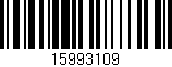 Código de barras (EAN, GTIN, SKU, ISBN): '15993109'