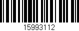 Código de barras (EAN, GTIN, SKU, ISBN): '15993112'