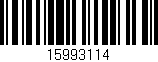 Código de barras (EAN, GTIN, SKU, ISBN): '15993114'