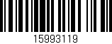 Código de barras (EAN, GTIN, SKU, ISBN): '15993119'