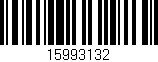 Código de barras (EAN, GTIN, SKU, ISBN): '15993132'