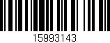Código de barras (EAN, GTIN, SKU, ISBN): '15993143'