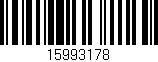 Código de barras (EAN, GTIN, SKU, ISBN): '15993178'