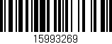 Código de barras (EAN, GTIN, SKU, ISBN): '15993269'