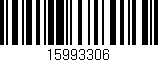 Código de barras (EAN, GTIN, SKU, ISBN): '15993306'