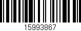 Código de barras (EAN, GTIN, SKU, ISBN): '15993867'