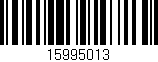Código de barras (EAN, GTIN, SKU, ISBN): '15995013'