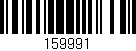 Código de barras (EAN, GTIN, SKU, ISBN): '159991'