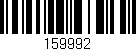 Código de barras (EAN, GTIN, SKU, ISBN): '159992'