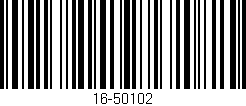 Código de barras (EAN, GTIN, SKU, ISBN): '16-50102'