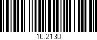 Código de barras (EAN, GTIN, SKU, ISBN): '16.2130'