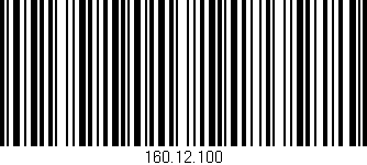 Código de barras (EAN, GTIN, SKU, ISBN): '160.12.100'