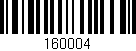 Código de barras (EAN, GTIN, SKU, ISBN): '160004'