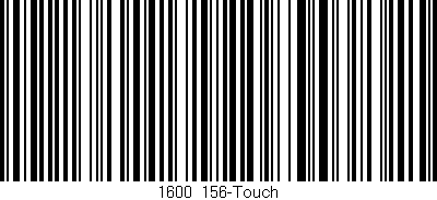 Código de barras (EAN, GTIN, SKU, ISBN): '1600/156-Touch'