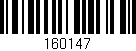 Código de barras (EAN, GTIN, SKU, ISBN): '160147'