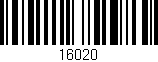 Código de barras (EAN, GTIN, SKU, ISBN): '16020'