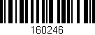 Código de barras (EAN, GTIN, SKU, ISBN): '160246'