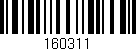 Código de barras (EAN, GTIN, SKU, ISBN): '160311'
