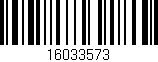 Código de barras (EAN, GTIN, SKU, ISBN): '16033573'