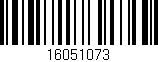 Código de barras (EAN, GTIN, SKU, ISBN): '16051073'