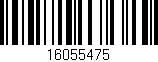 Código de barras (EAN, GTIN, SKU, ISBN): '16055475'