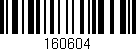 Código de barras (EAN, GTIN, SKU, ISBN): '160604'