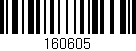 Código de barras (EAN, GTIN, SKU, ISBN): '160605'