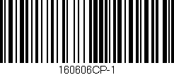 Código de barras (EAN, GTIN, SKU, ISBN): '160606CP-1'
