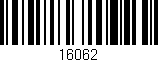 Código de barras (EAN, GTIN, SKU, ISBN): '16062'