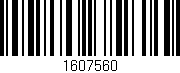Código de barras (EAN, GTIN, SKU, ISBN): '1607560'