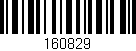 Código de barras (EAN, GTIN, SKU, ISBN): '160829'
