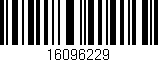 Código de barras (EAN, GTIN, SKU, ISBN): '16096229'