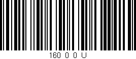 Código de barras (EAN, GTIN, SKU, ISBN): '160_0_0_U'