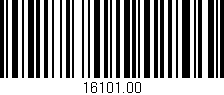 Código de barras (EAN, GTIN, SKU, ISBN): '16101.00'
