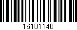 Código de barras (EAN, GTIN, SKU, ISBN): '16101140'