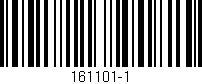 Código de barras (EAN, GTIN, SKU, ISBN): '161101-1'