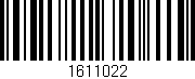 Código de barras (EAN, GTIN, SKU, ISBN): '1611022'