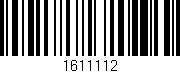 Código de barras (EAN, GTIN, SKU, ISBN): '1611112'